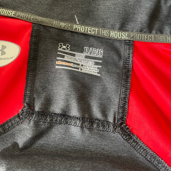 Utah Utes Under Armour Loose Gray/Red zipper jacket Mens size XL - Picture 3 of 6